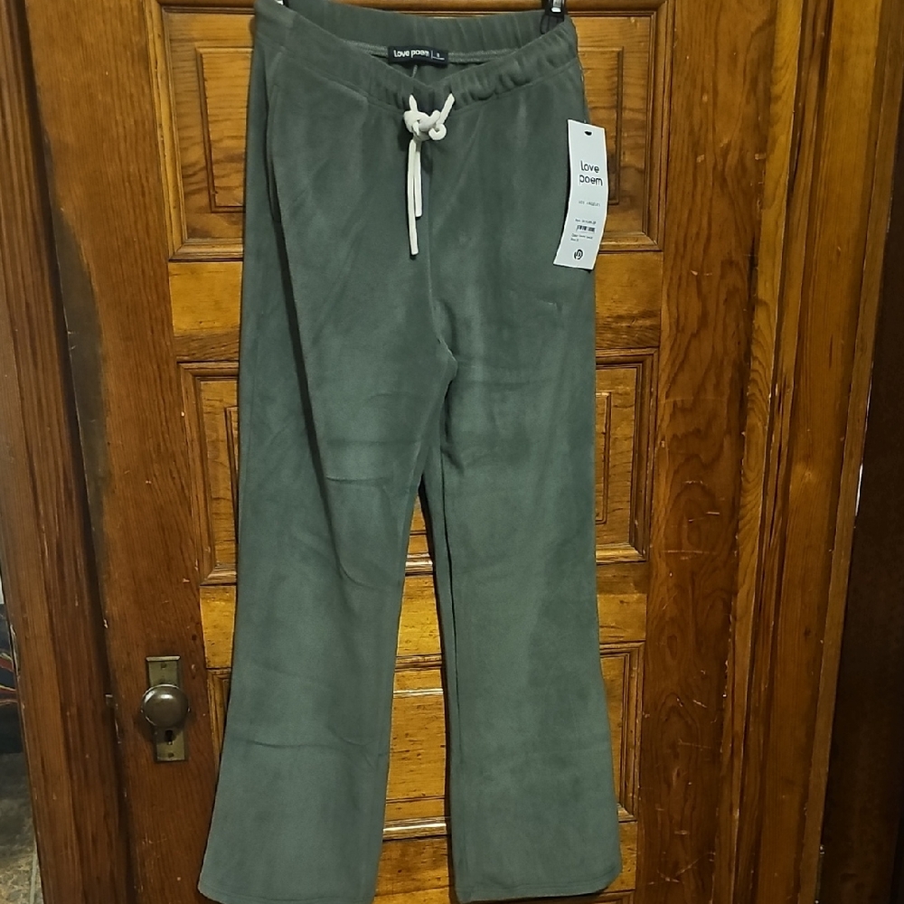 You Need These!  Love Poem Sage-ish Green Softy Soft Lounge Pants